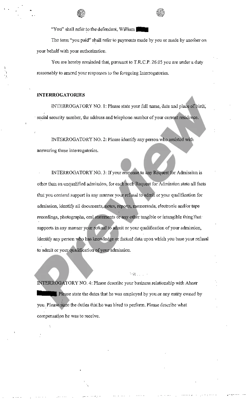 Get A07 Plaintiffs First Set of Interrogatories, Request for Production Preview A07 Plaintiffs First Set of Interrogatories, Request for Production