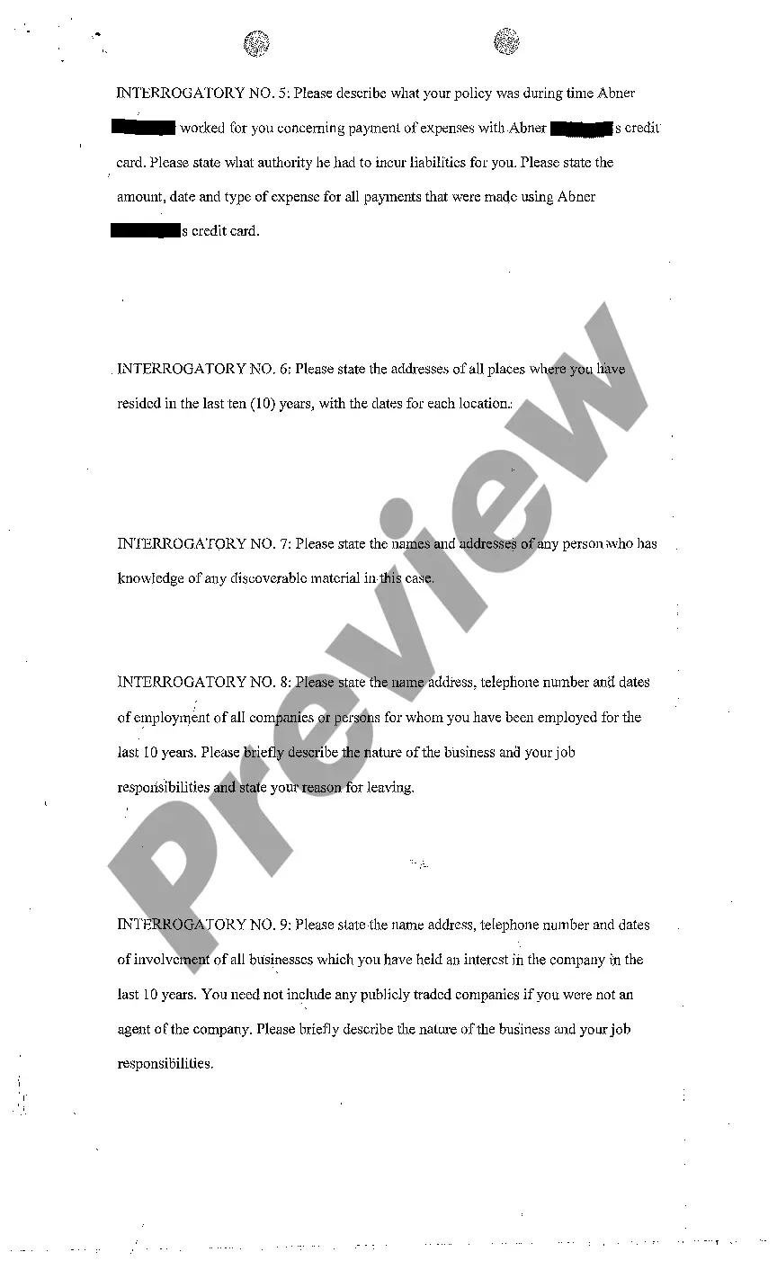 Get A07 Plaintiffs First Set of Interrogatories, Request for Production Preview A07 Plaintiffs First Set of Interrogatories, Request for Production
