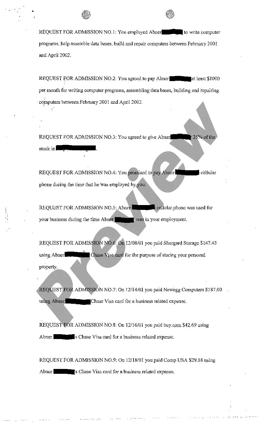 Get A07 Plaintiffs First Set of Interrogatories, Request for Production Preview A07 Plaintiffs First Set of Interrogatories, Request for Production