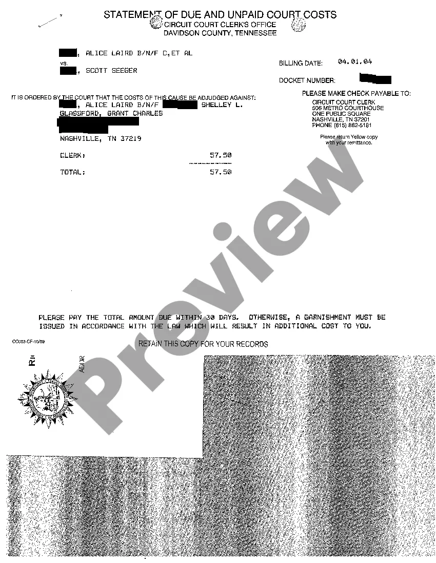 Preview Certificate of Service