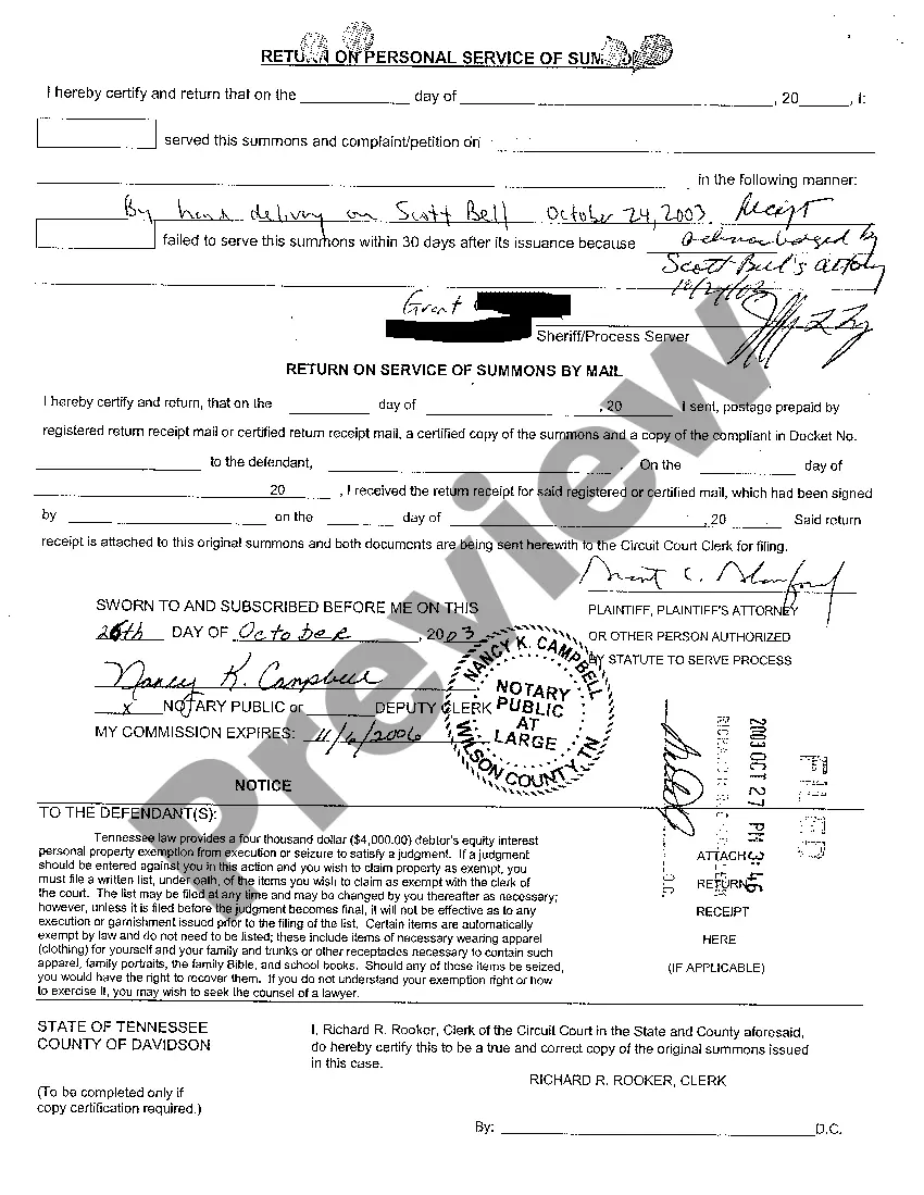 Preview Order for Status Conference