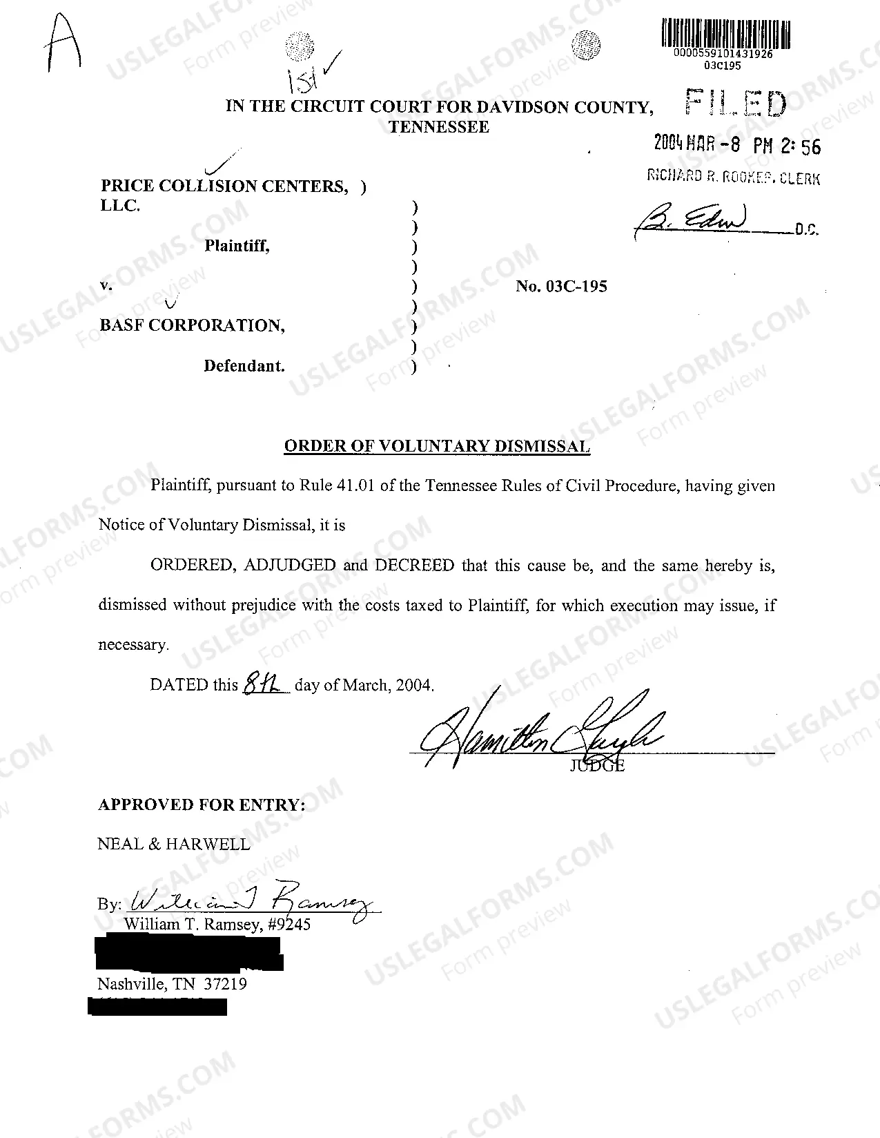 Preview A01 Complaint for Declaratory Judgment that Plaintiff Has Not Breached Business Contract