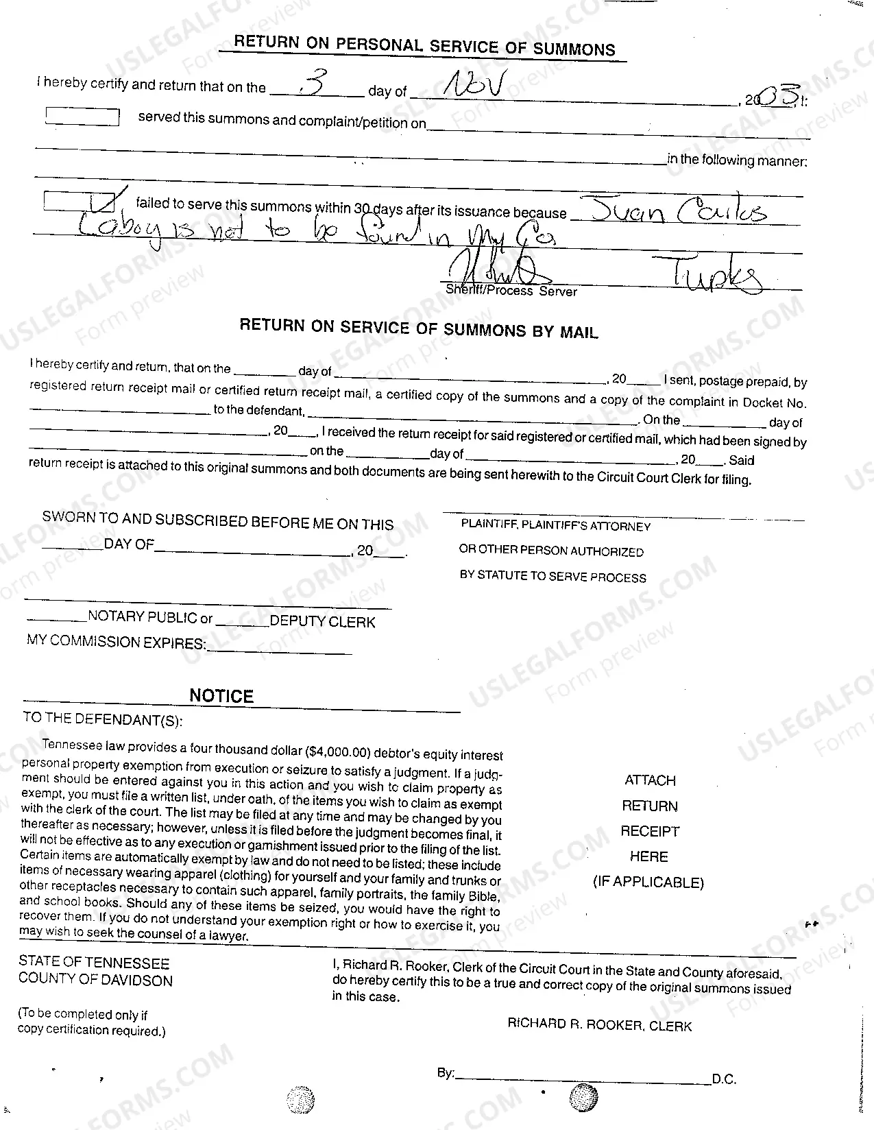 Preview A02 Domestic Return Receipt