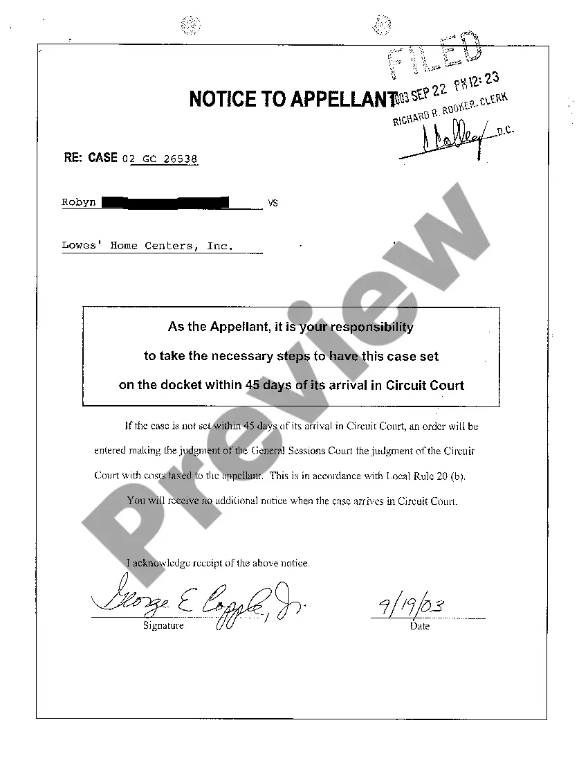 Preview A01 Appeal of Judgment Dismissing the Action