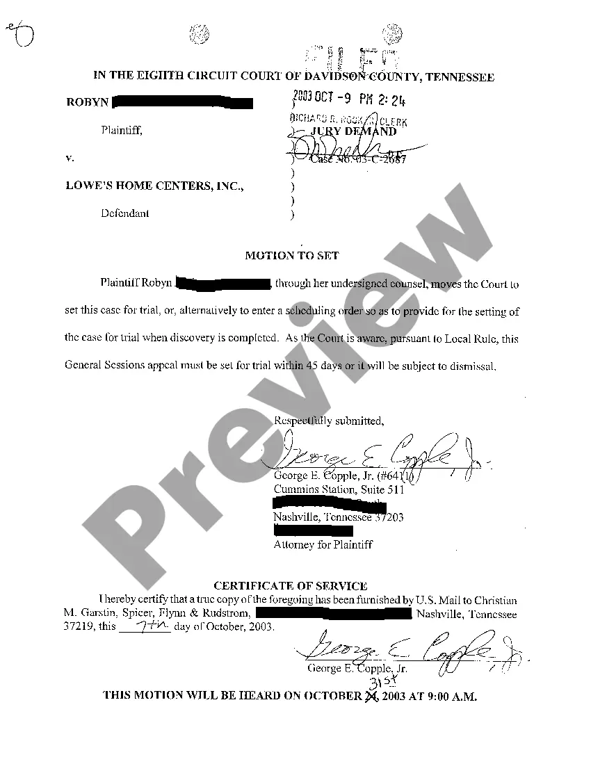 Preview A04 Certificate of Service