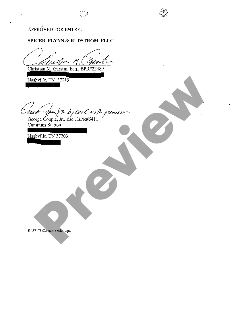 Get A05 Consent Order Dismissal With Prejudice Preview A05 Consent Order Dismissal With Prejudice