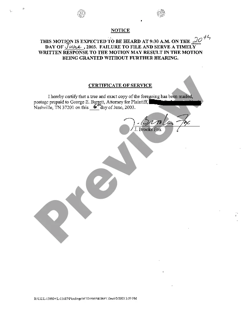 Get A03 Motion To Dismiss Preview A03 Motion To Dismiss