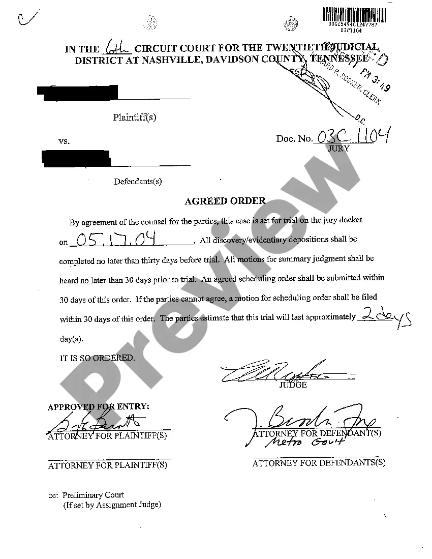 Preview A11 Case Management And Scheduling Order