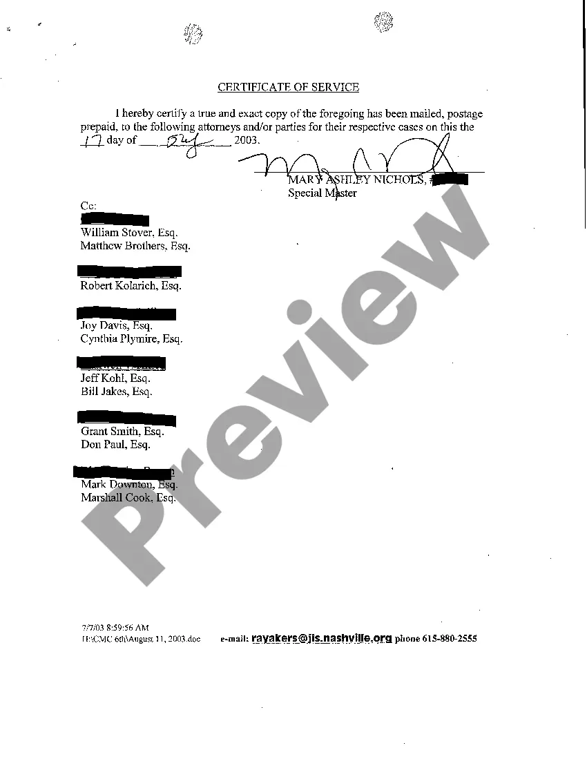 Preview A07 Order regarding scheduling conference