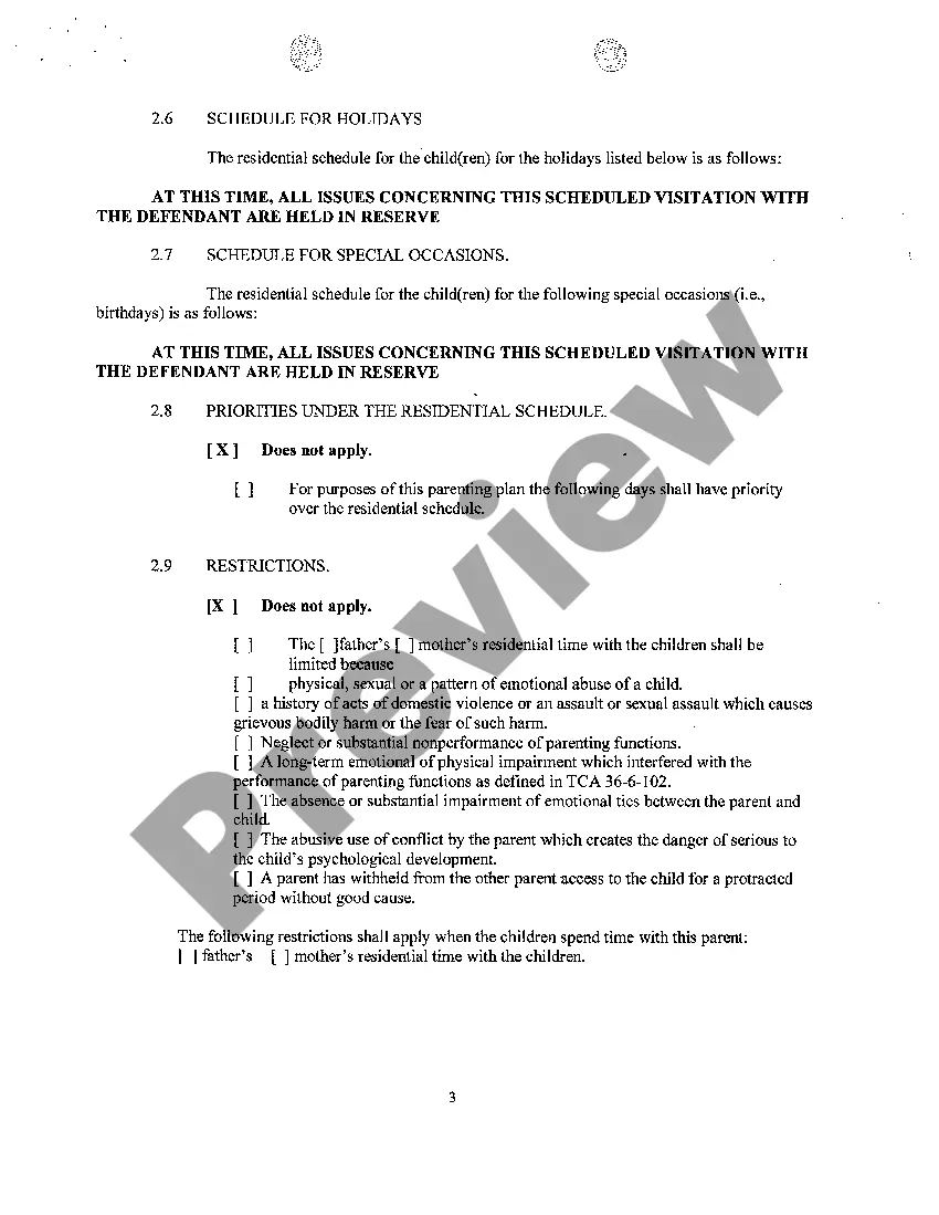 Preview A02 Parenting Plan - part 1