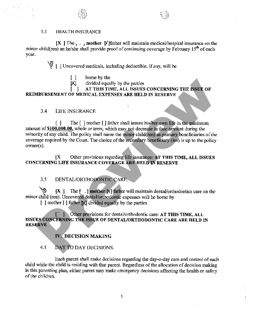 Preview A02 Parenting Plan - part 1