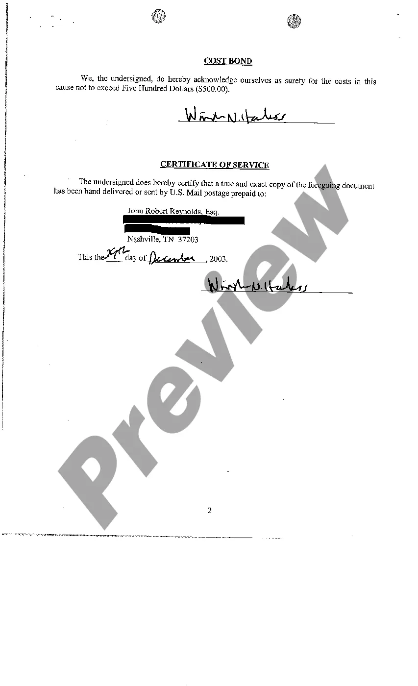 Preview A04 Notice To Appellant