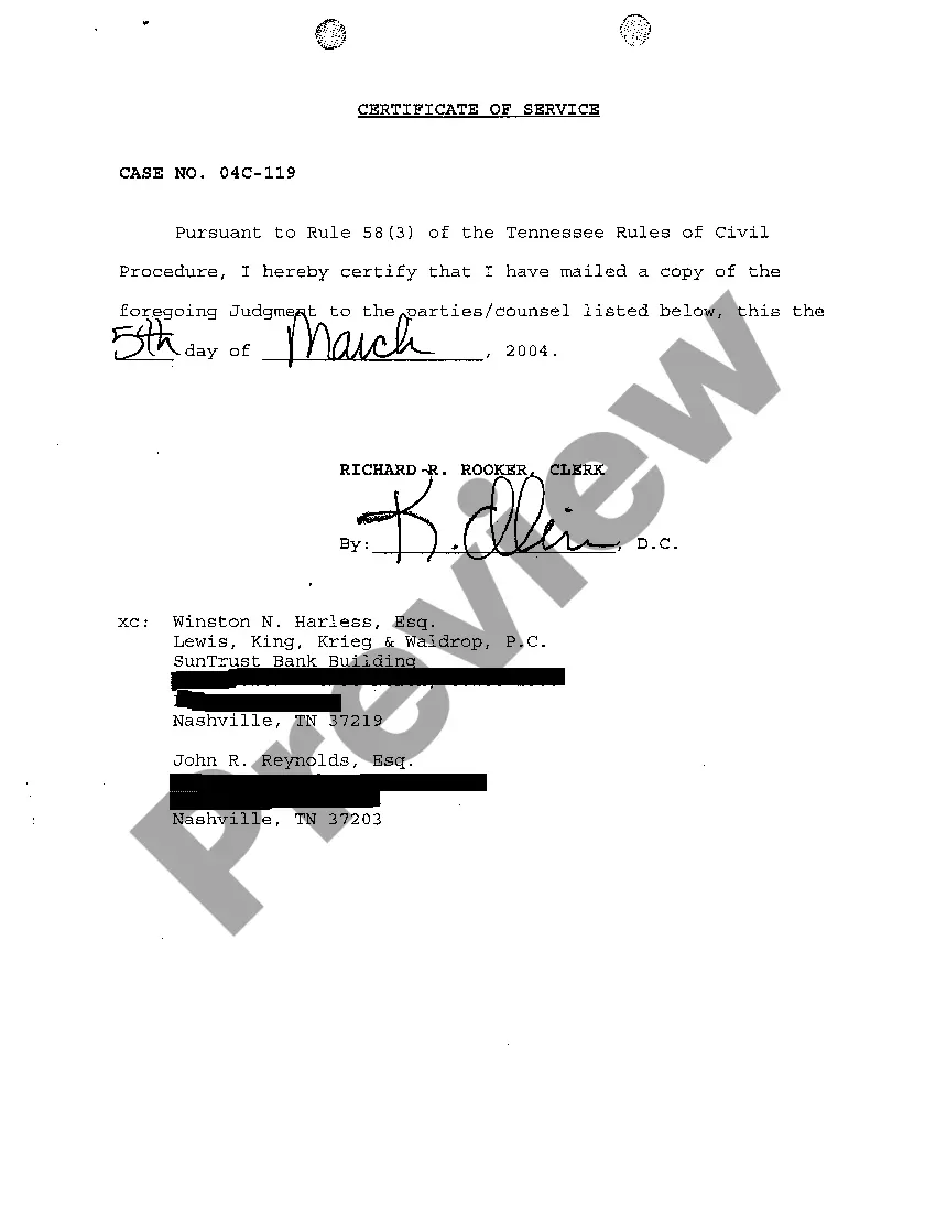 Preview A05 Order of Compromise And Dismissal