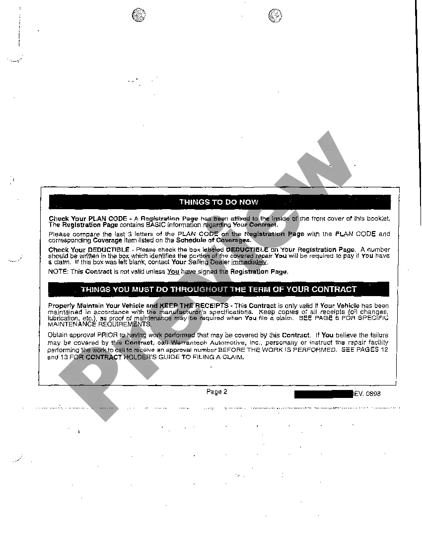 Preview A03 Copy of Warranty information