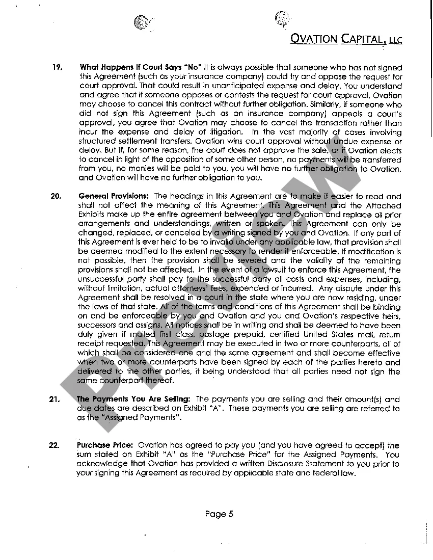 Preview A03 Exhibit B Agreement to Sell Payments - part 1