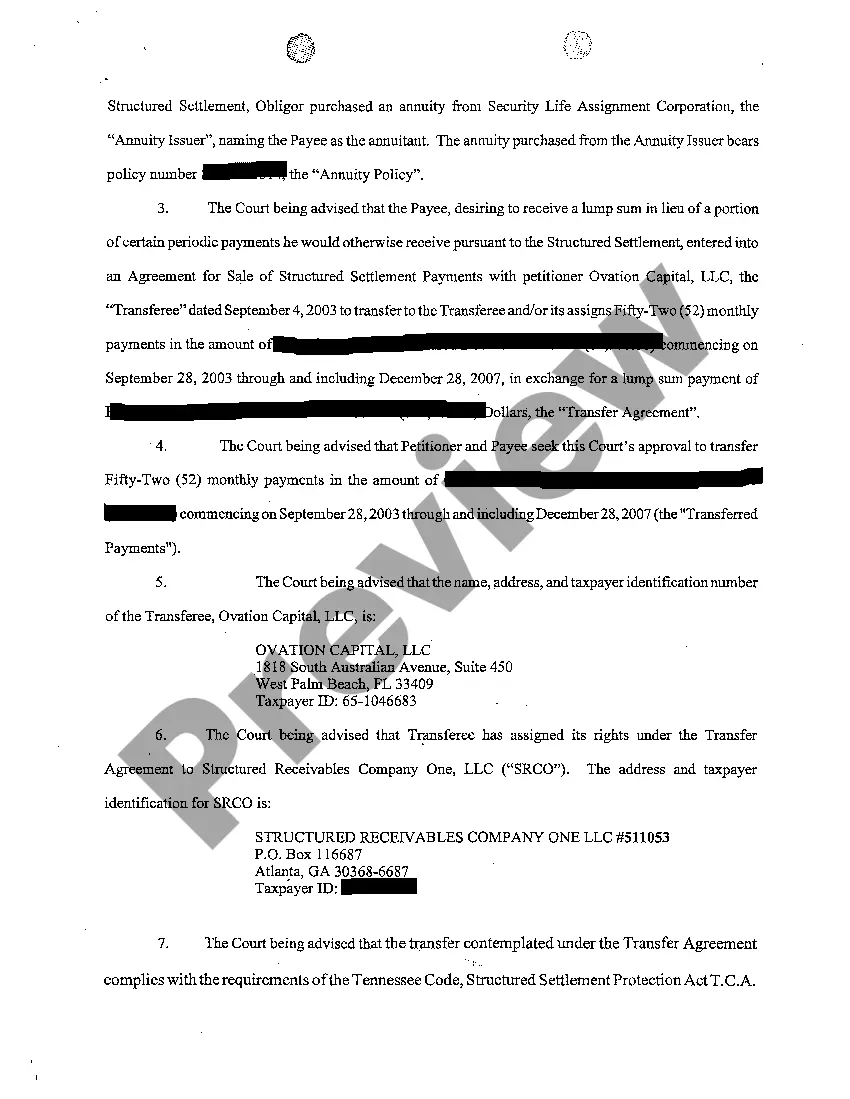 Get A07 Agreed Order Approving Transfer of Payments Preview A07 Agreed Order Approving Transfer of Payments