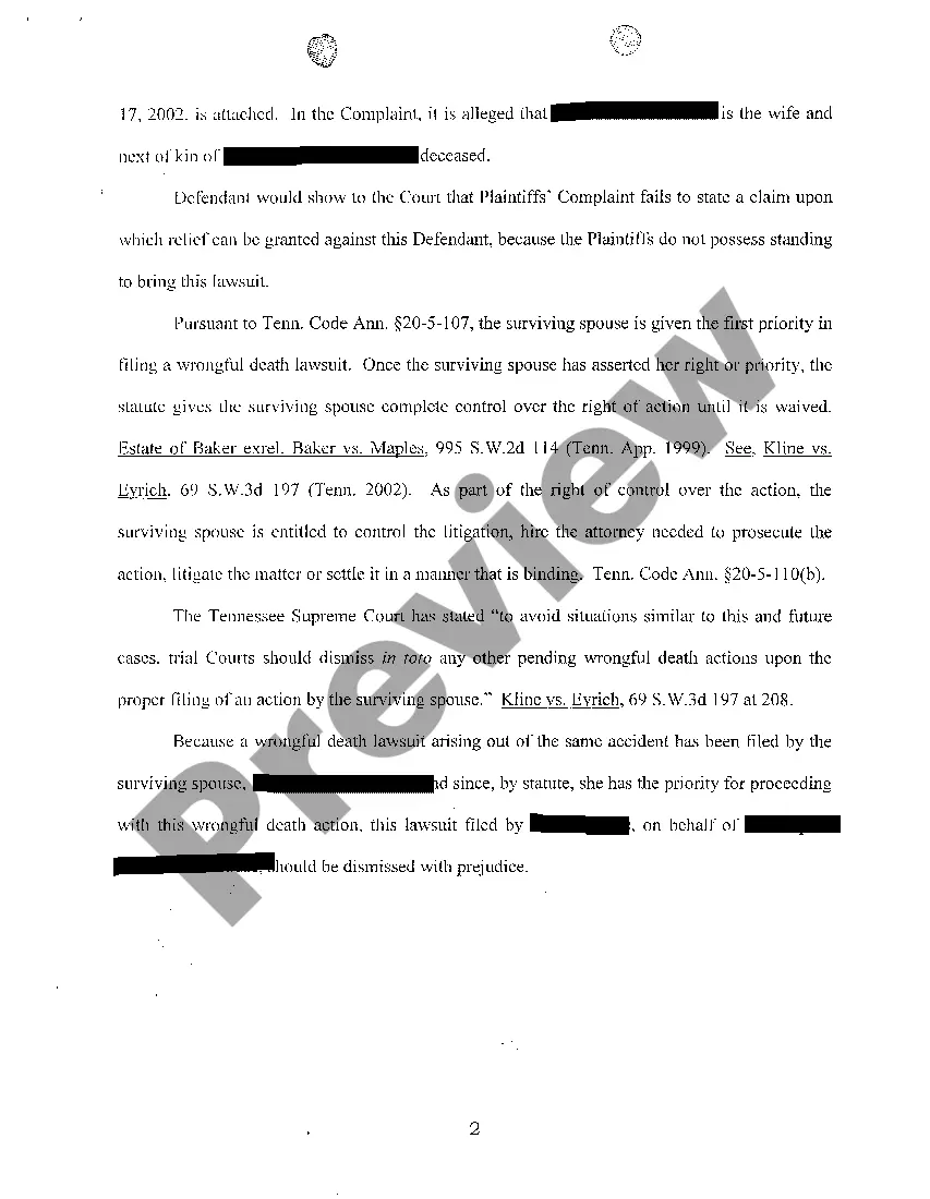 Preview A05 Motion to Dismiss for Failure to State a Claim