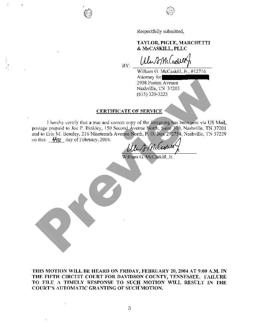 Preview A05 Motion to Dismiss for Failure to State a Claim