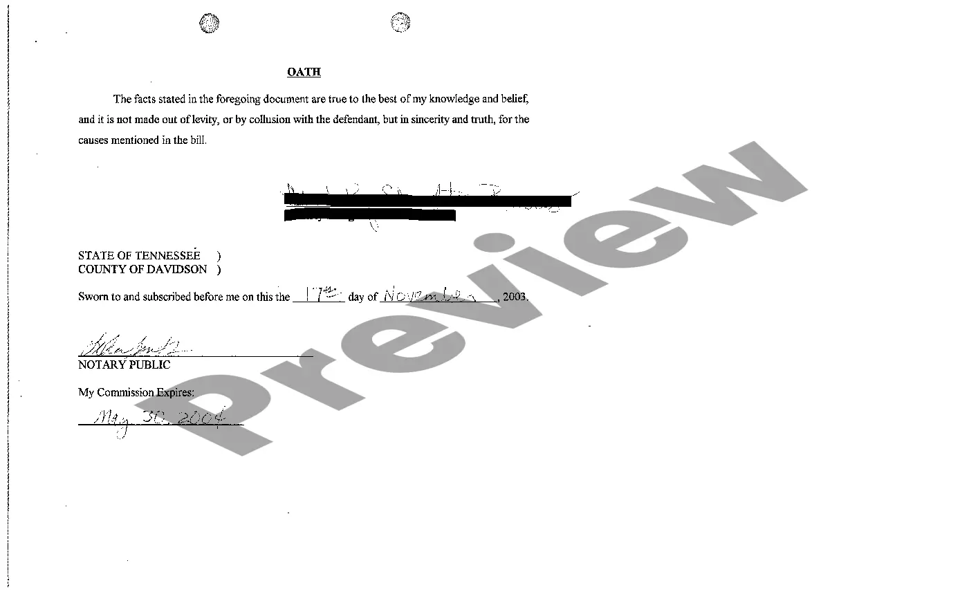 Preview A01 Complaint for Divorce Based Upon Grounds of Inappropriate Marital Conduct