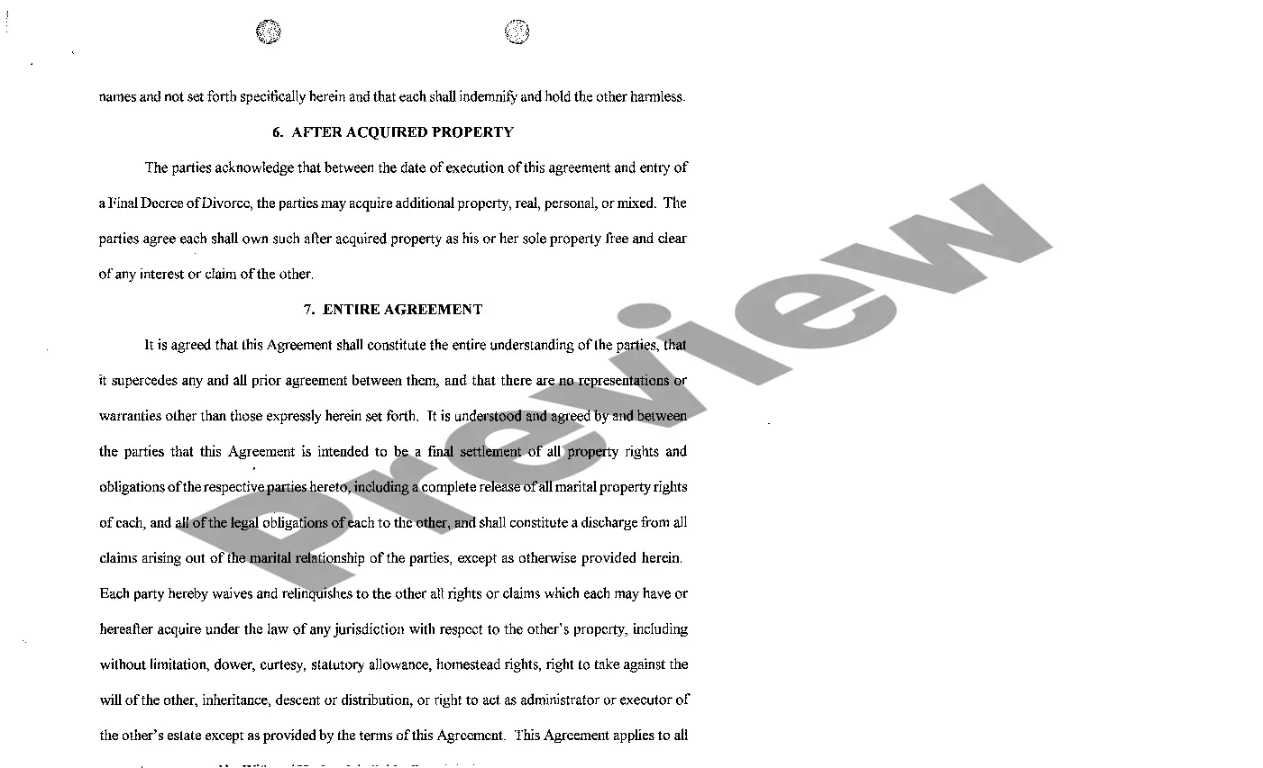 Get A07 Marital Dissolution Agreement Preview A07 Marital Dissolution Agreement