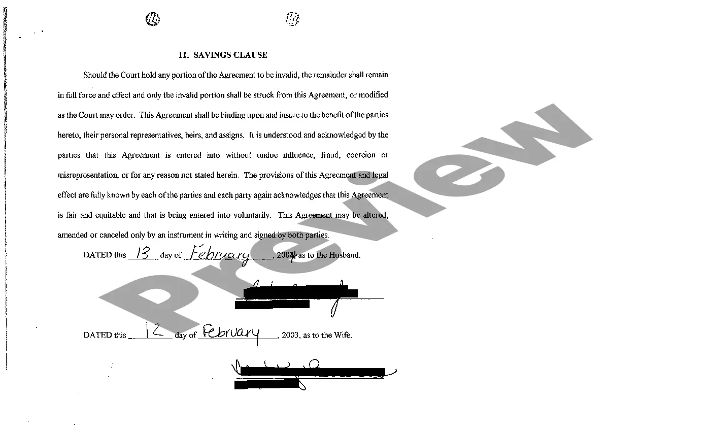 Get A07 Marital Dissolution Agreement Preview A07 Marital Dissolution Agreement