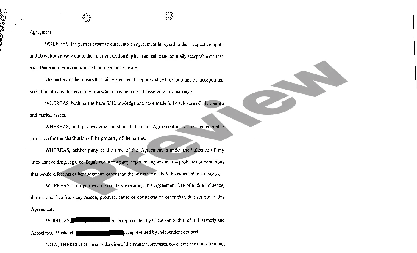 Preview A08 Final Decree of Divorce - part 1