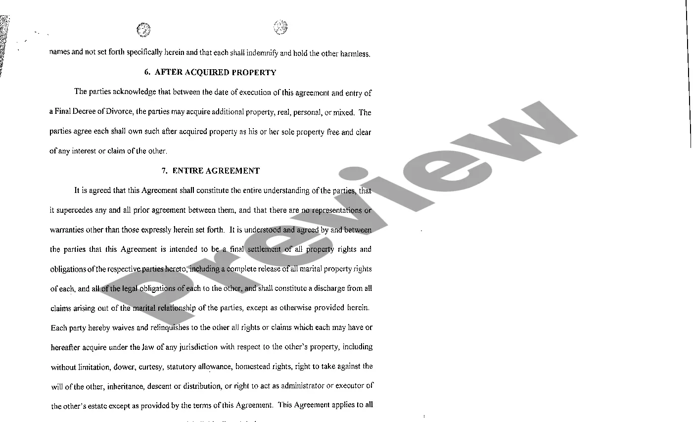 Preview A08 Final Decree of Divorce - part 1