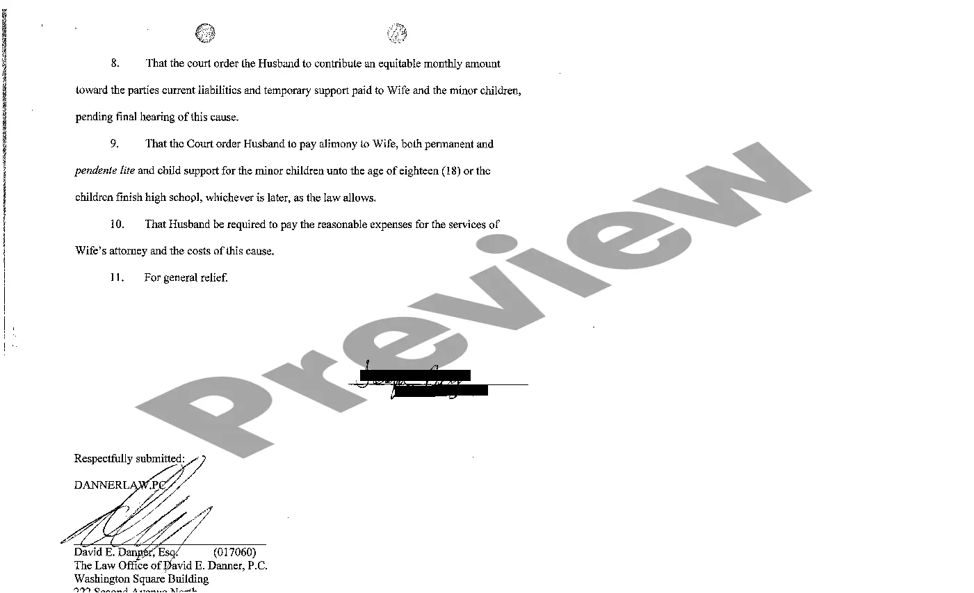 Get A01 Complaint for Divorce with Children Based Upon Grounds of Inappropriate Marital Conduct Preview A01 Complaint for Divorce with Children Based Upon Grounds of Inappropriate Marital Conduct