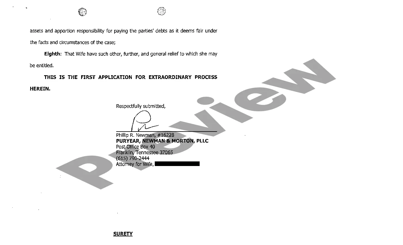 Preview A01 Complaint for Divorce Based Upon Grounds of Irreconcilable Differences