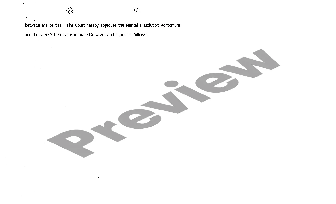 Preview A09 Final Decree of Divorce - part 1