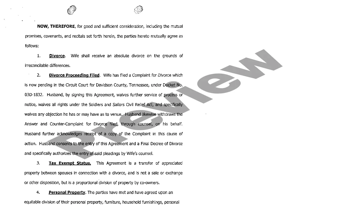 Preview A09 Final Decree of Divorce - part 1