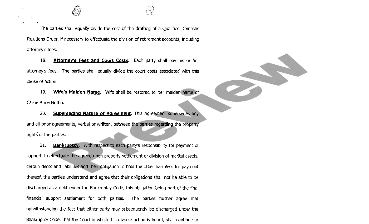 Preview A11 Final Decree of Divorce - part 3