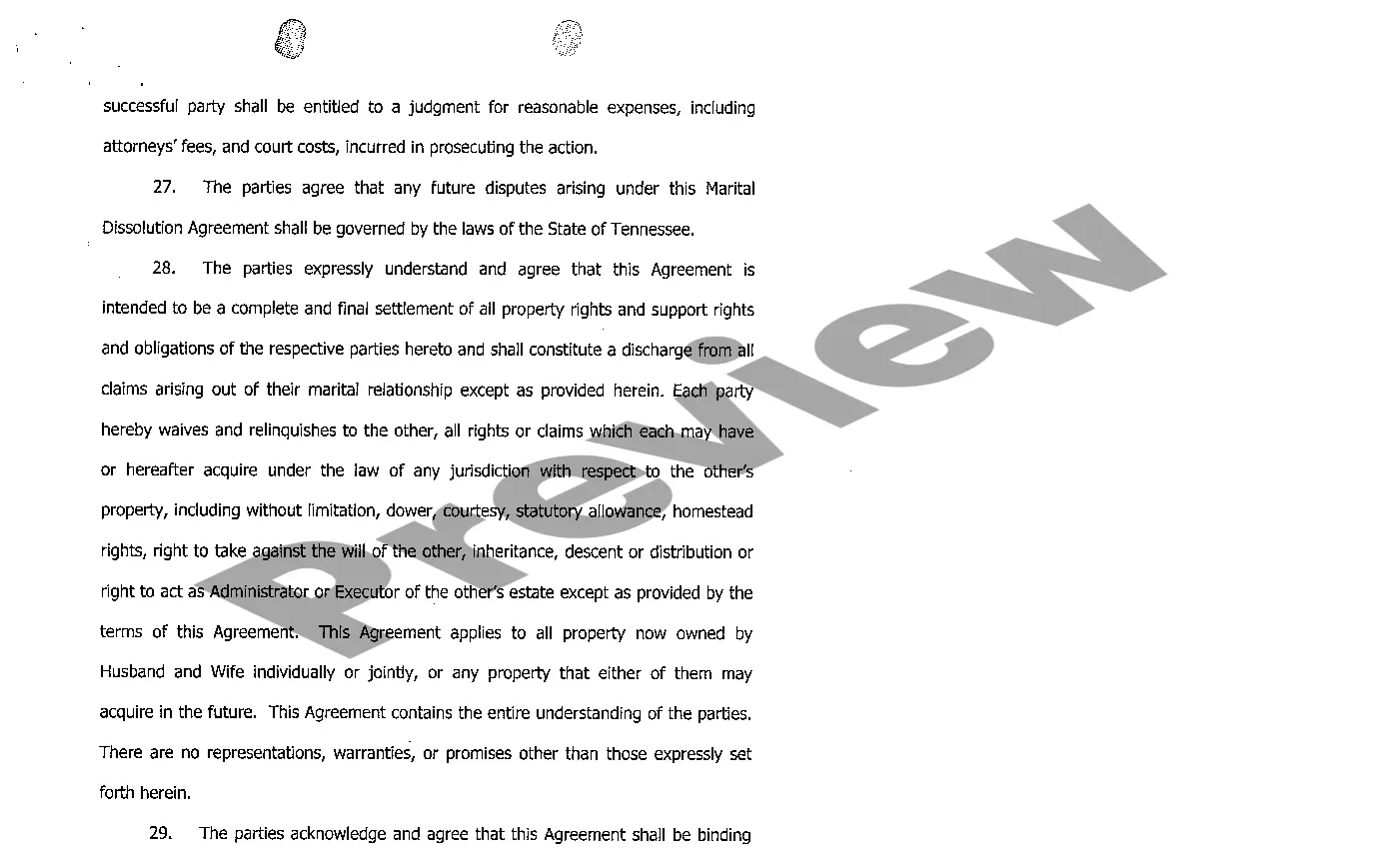 Preview A11 Final Decree of Divorce - part 3