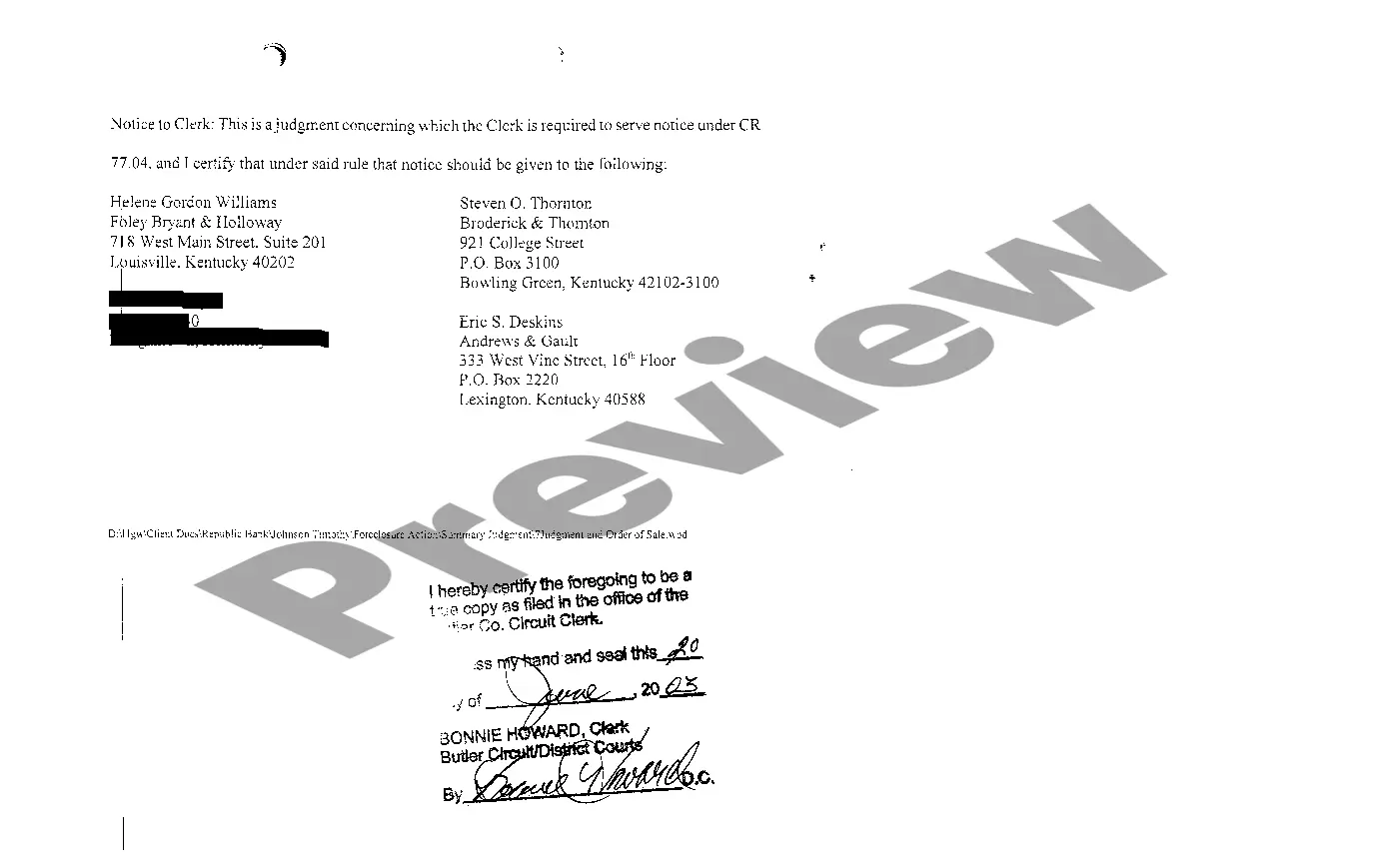 Preview A03 Judgment for Money Award and Interest