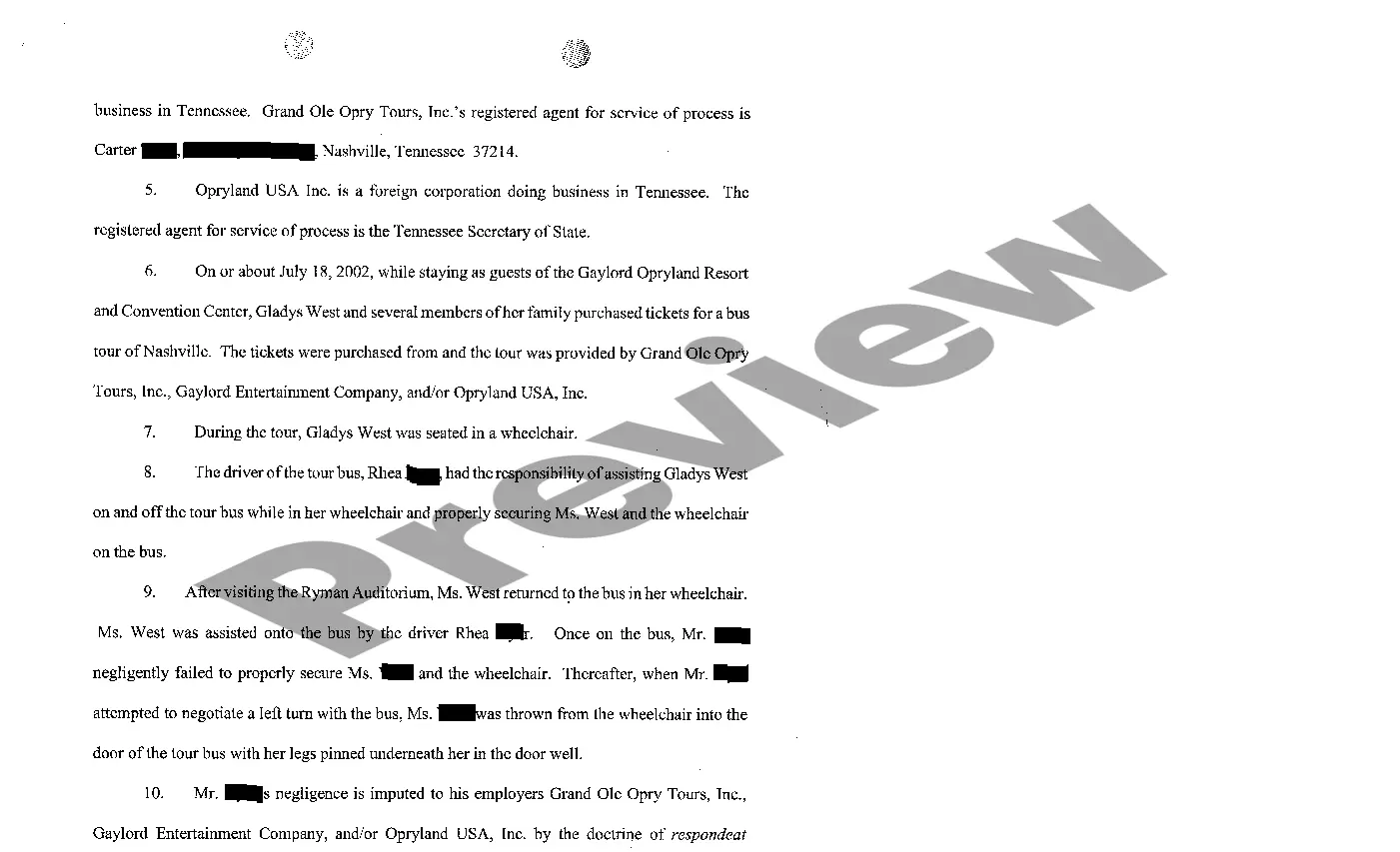 Get A01 Complaint regarding Bus Accident Preview A01 Complaint regarding Bus Accident