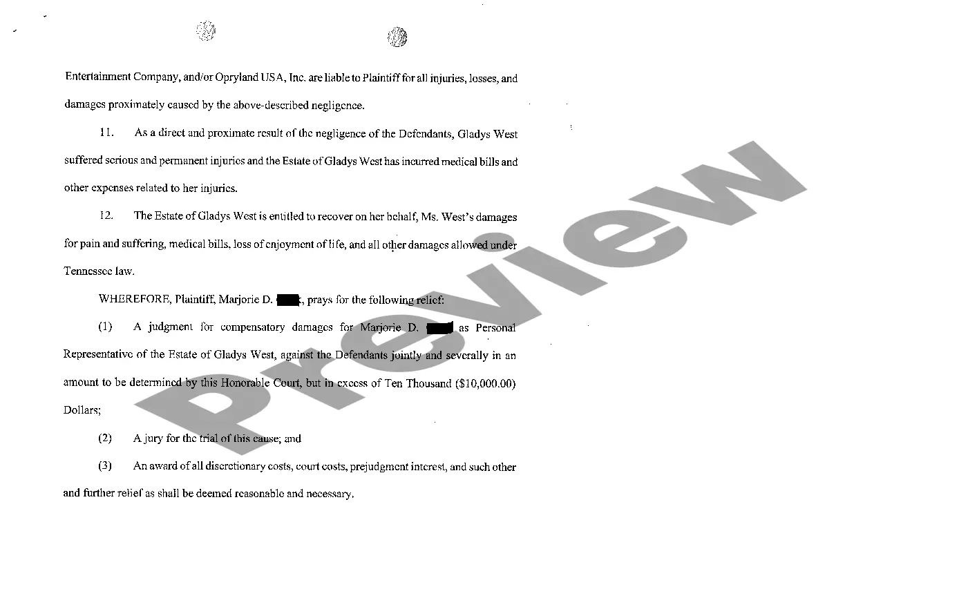 Get A01 Complaint regarding Bus Accident Preview A01 Complaint regarding Bus Accident