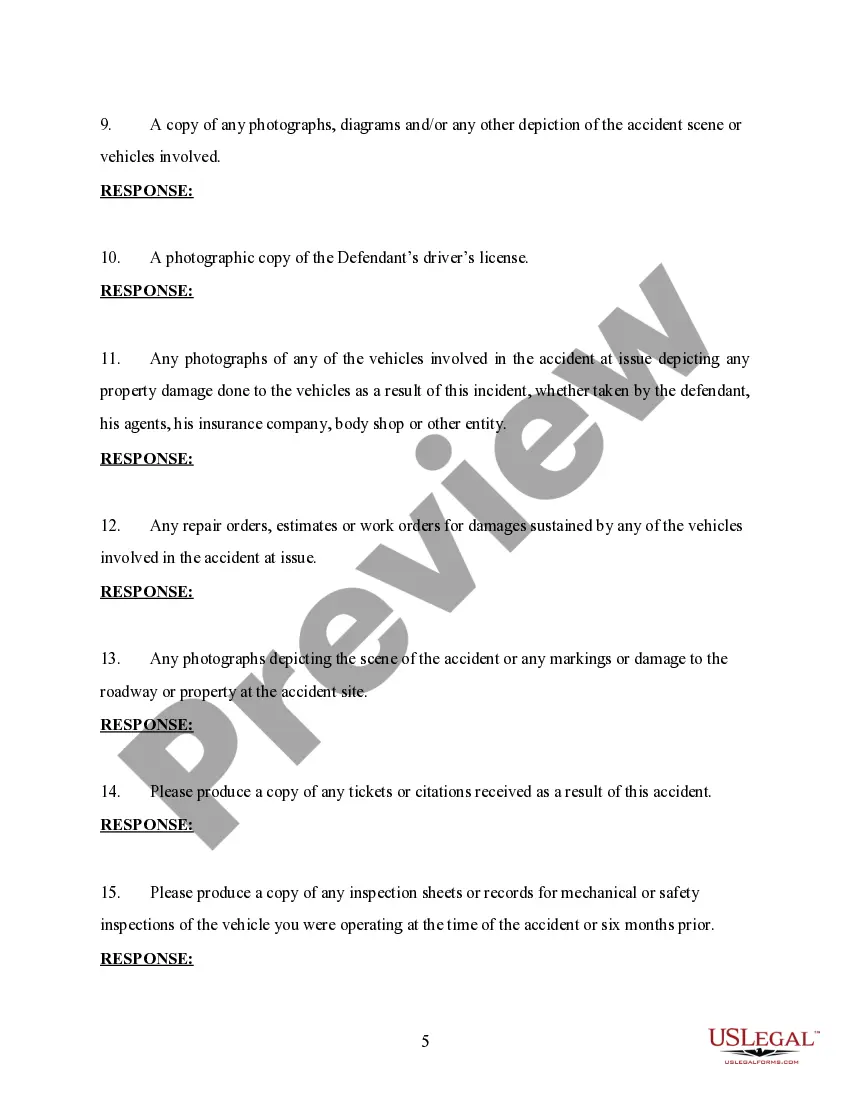 Preview Plaintiff's Request for Production