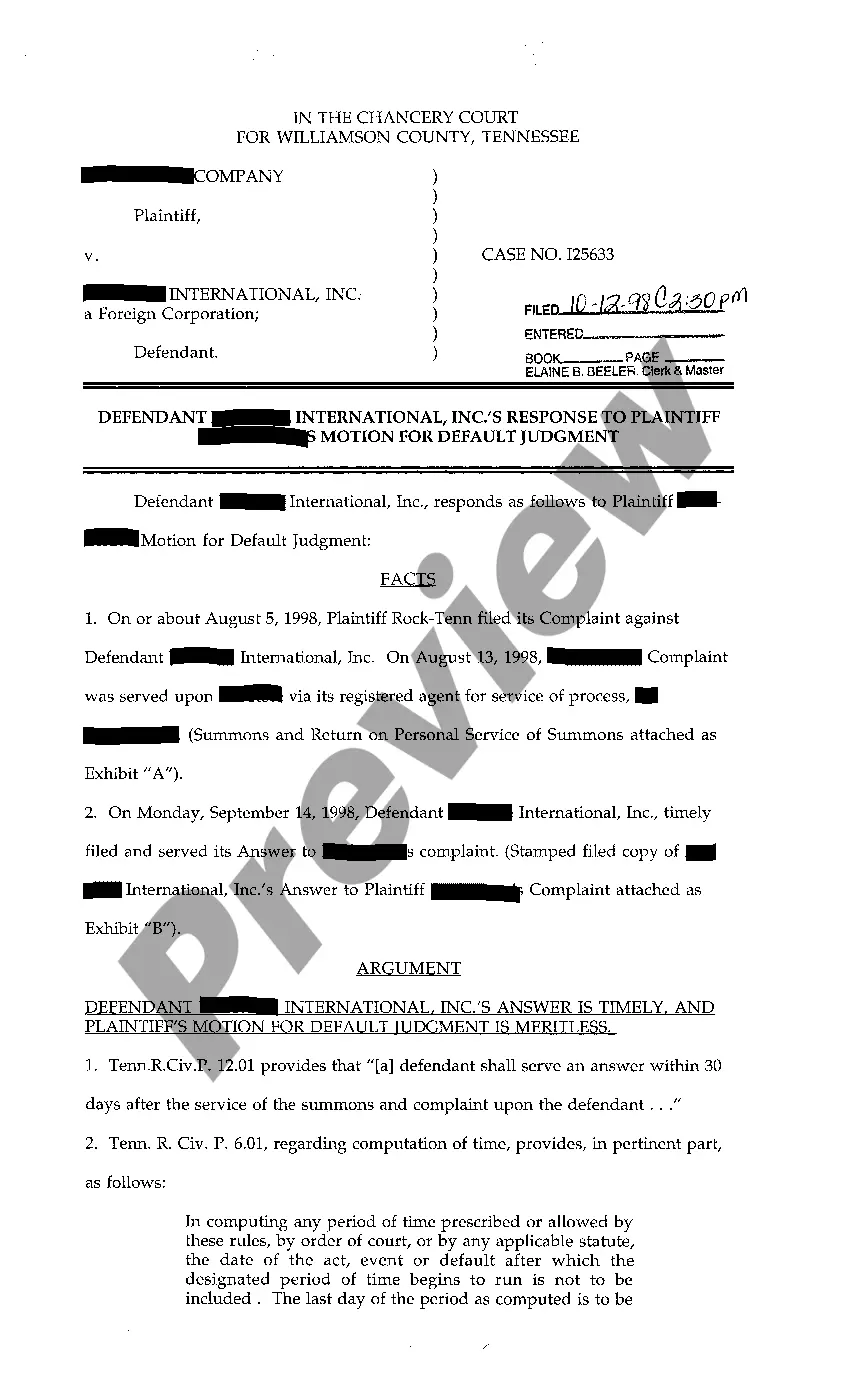 Preview A02 Motion For Default Judgment