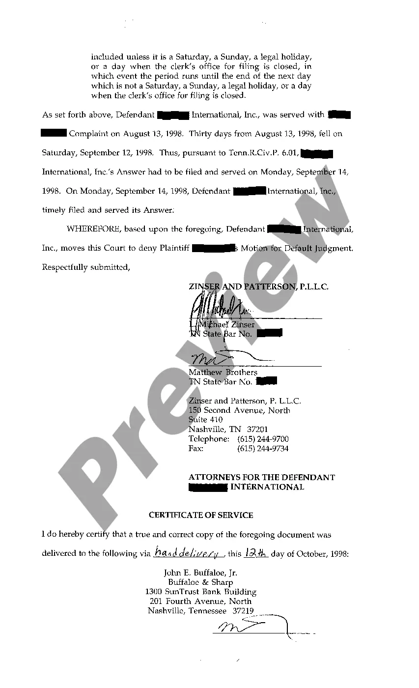 Preview A02 Motion For Default Judgment