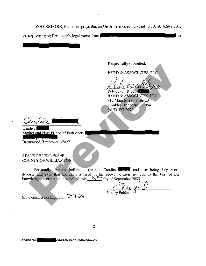 Get A01 Petition For Name Change of Minor Preview A01 Petition For Name Change of Minor