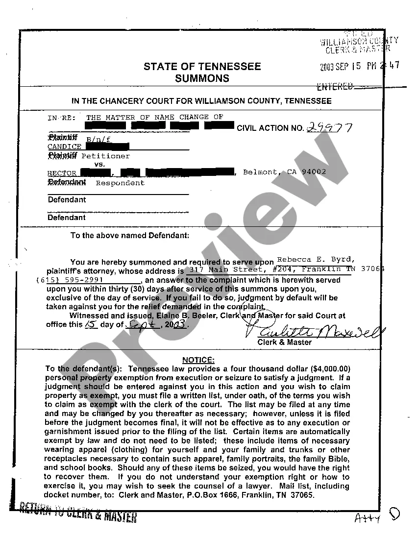 Get A01 Petition For Name Change of Minor Preview A01 Petition For Name Change of Minor