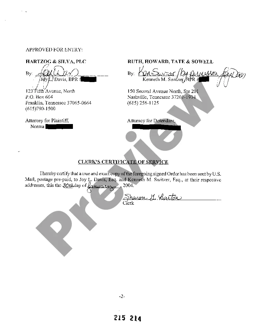 Get A04 Agreed Order regarding Complaint for Worker's Compensation Benefits for Low Back Injury Preview A04 Agreed Order regarding Complaint for Worker's Compensation Benefits for Low Back Injury