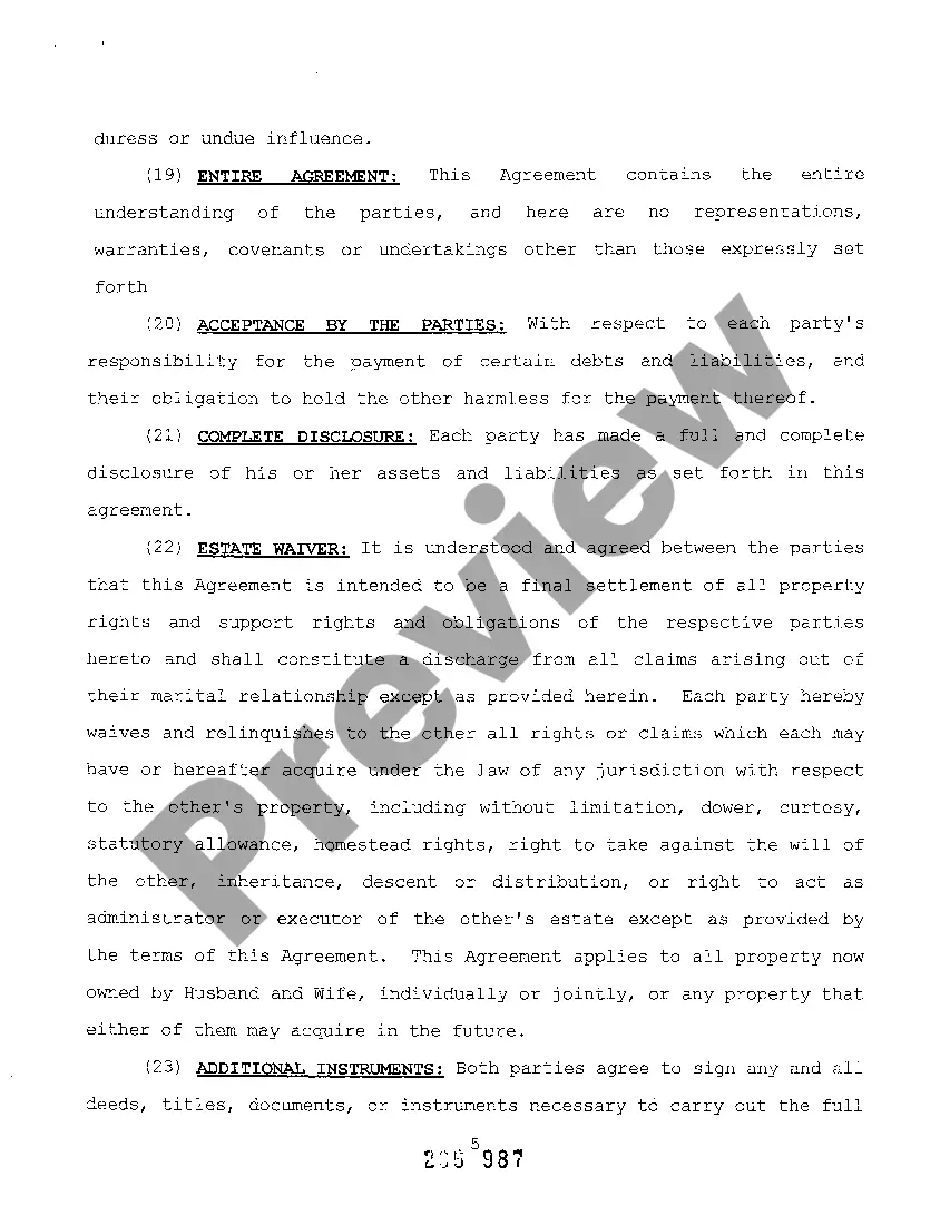 Preview A04 Final Decree of Divorce with Minor Children Based Upon Irreconcilable Differences