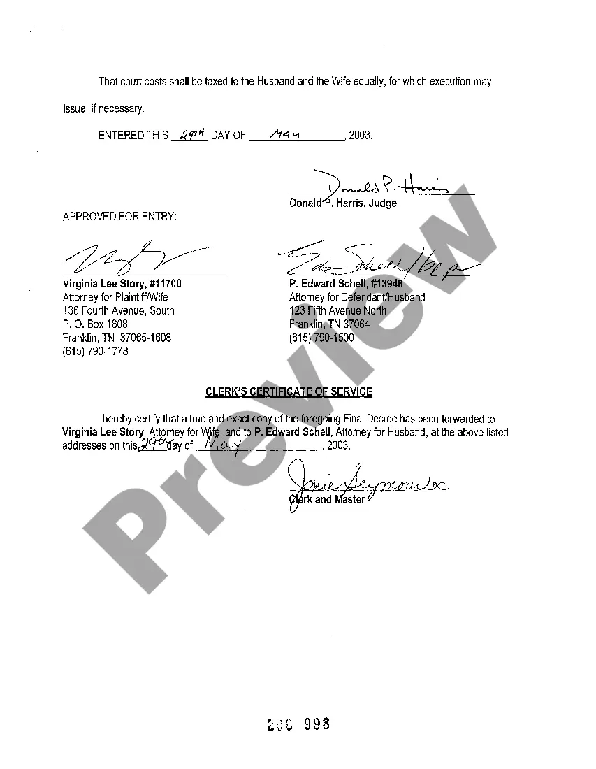 Preview A02 Permanent Parenting Plan