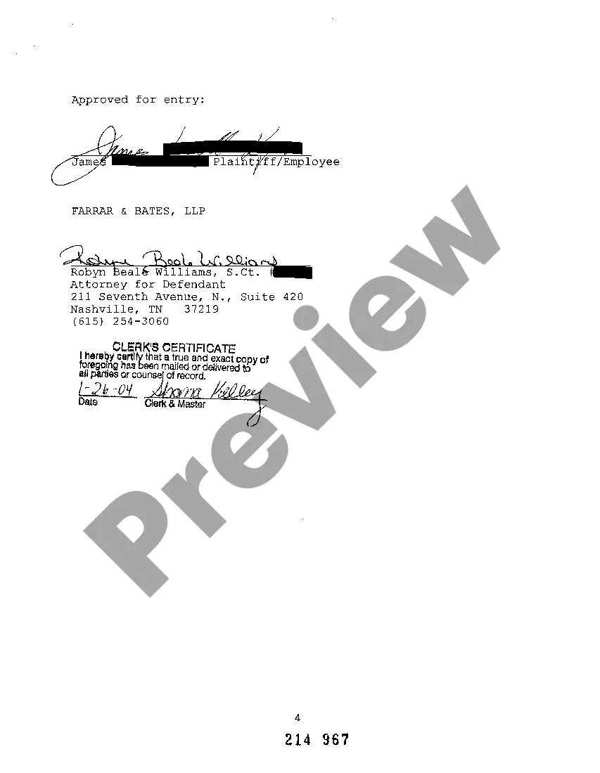 Preview A03 Order Approving Workers Comp Settlement for Police Officer Injured in Scope of Employment