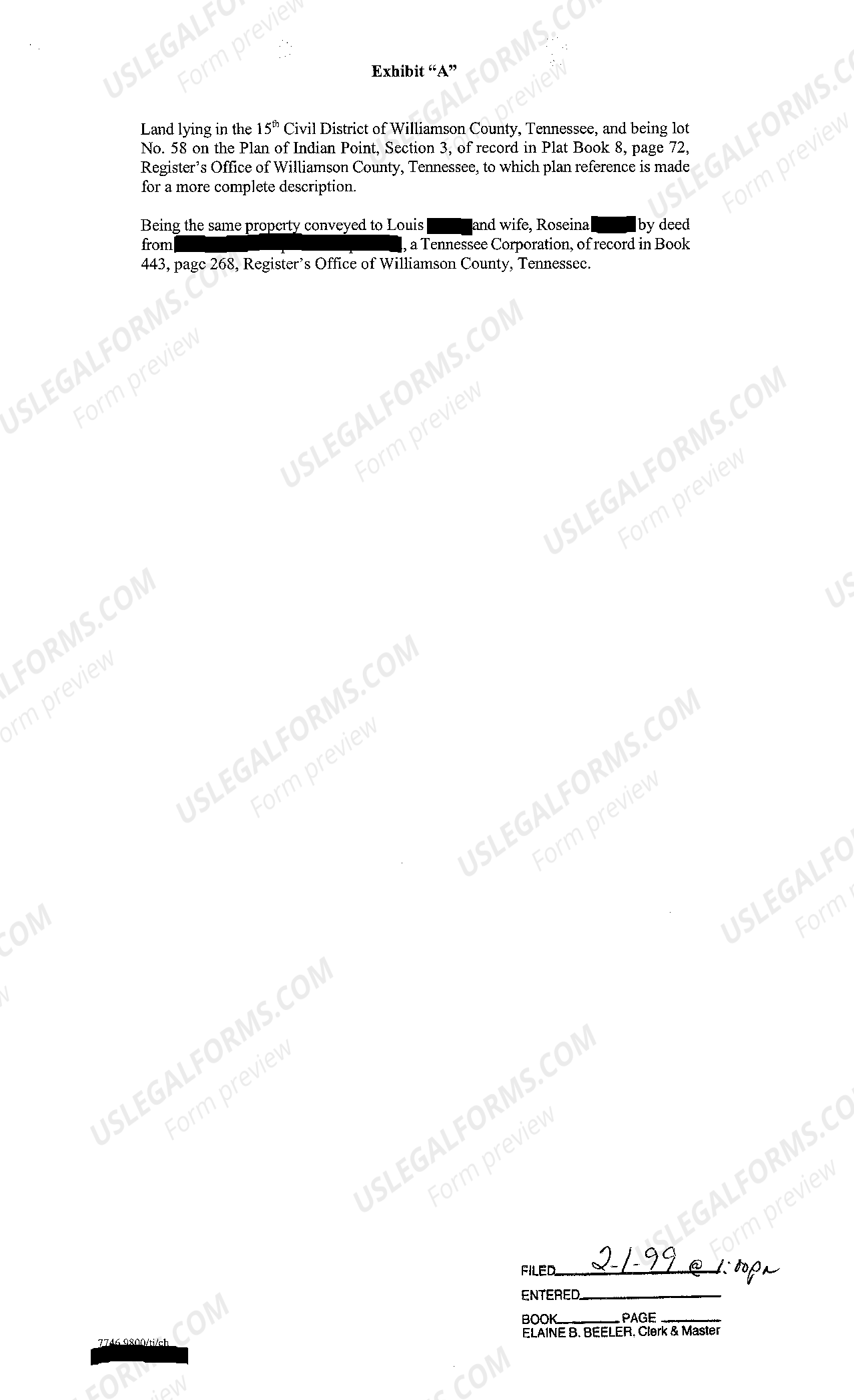 Tennessee Complaint For Partition of Real Property Sample Partition