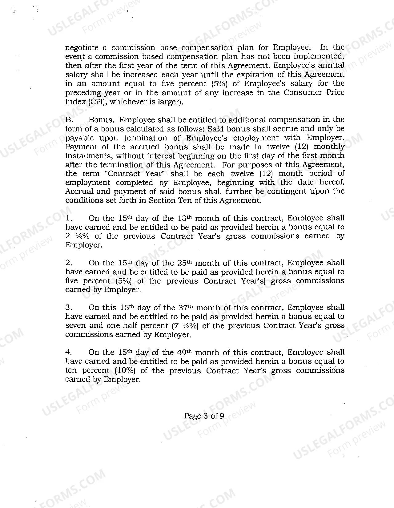 Preview A02 Employment Agreement Tennessee