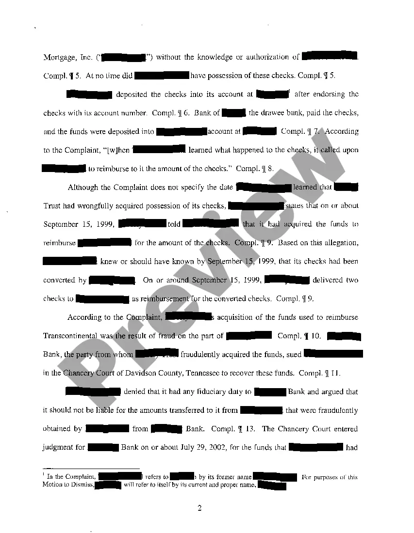 Get A04 Memorandum In Support of Banks Motion to Dismiss Preview A04 Memorandum In Support of Banks Motion to Dismiss