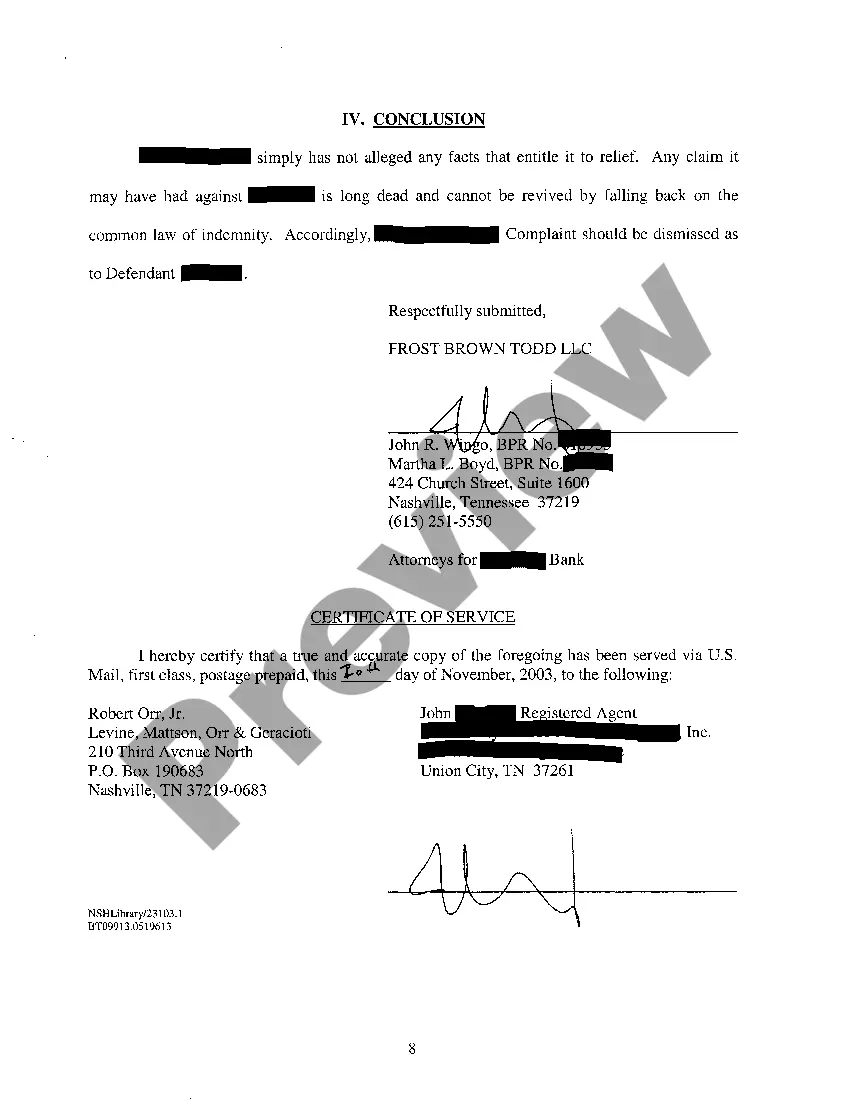 Get A04 Memorandum In Support of Banks Motion to Dismiss Preview A04 Memorandum In Support of Banks Motion to Dismiss