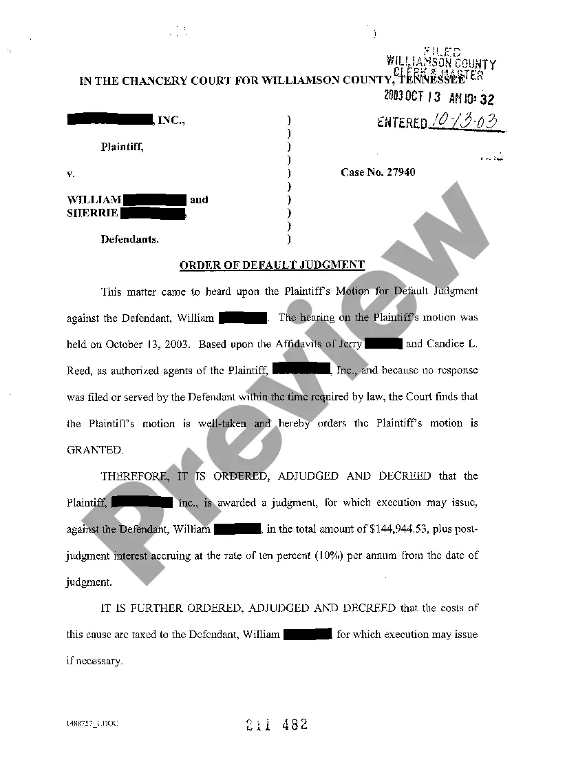 Preview A08 Notice of Filing of Affidavit to be included in the Record